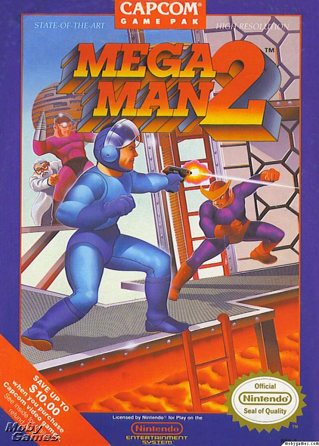 Megaman 2 front box cover